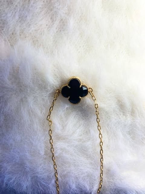 Colar Trevo Unique Black